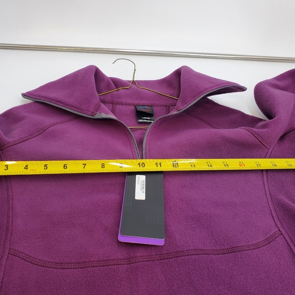 Narragansett Traders Women's Fleece Pullover Purple 1/2 Zip sz Large NWT - Picture 8 of 14